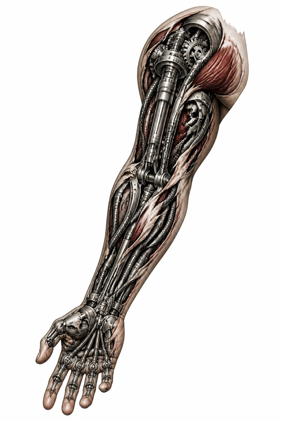 Bio Mechanical tattoo style