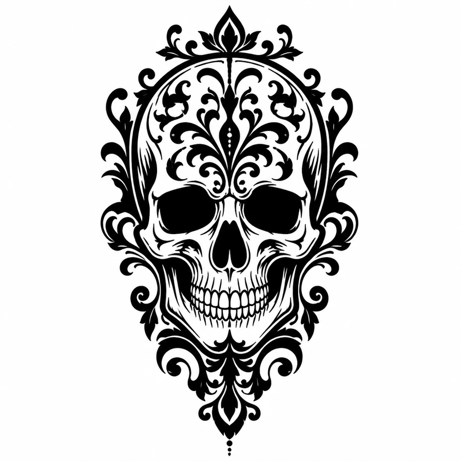 Blackwork tattoo style
