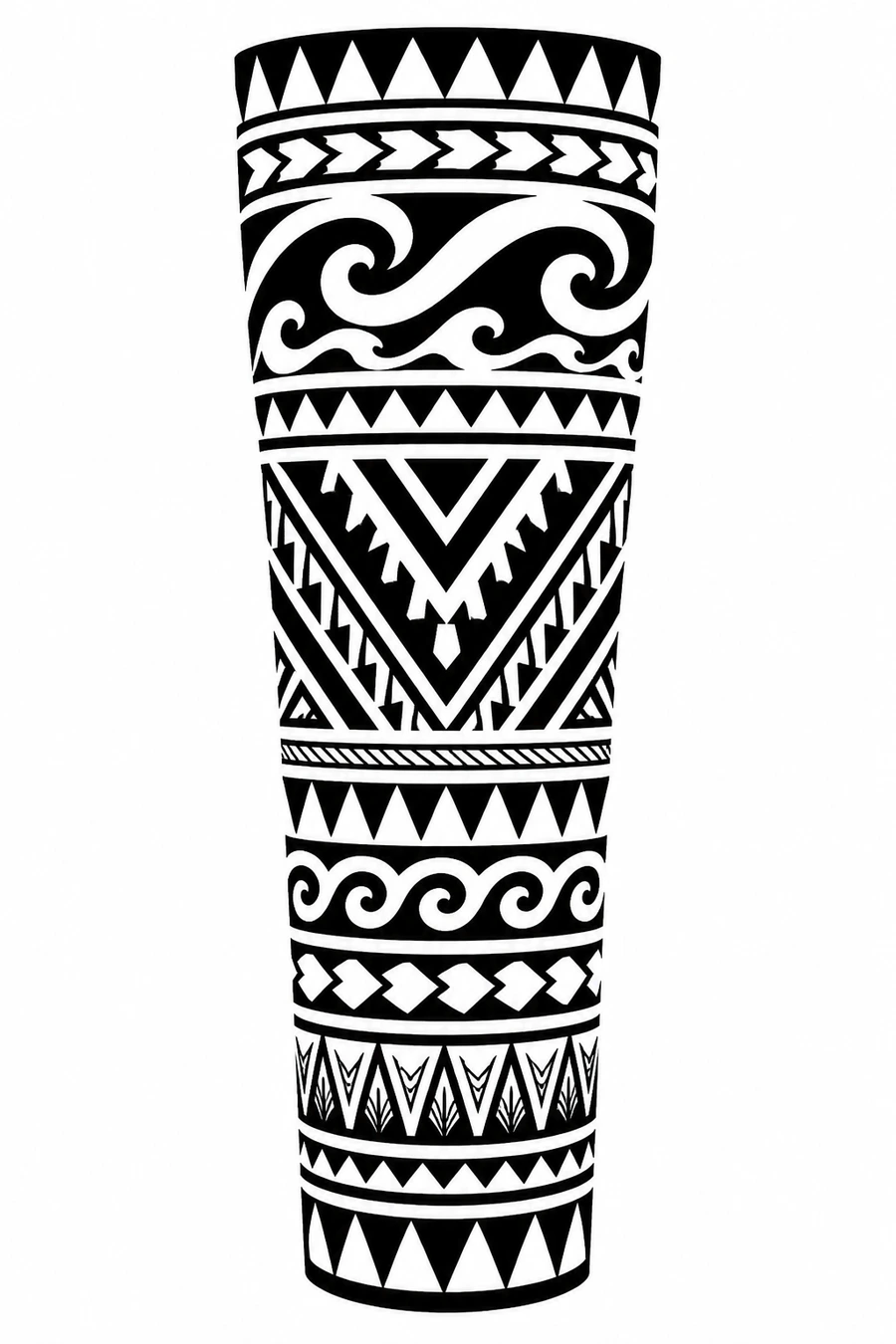 Tribal tattoo style