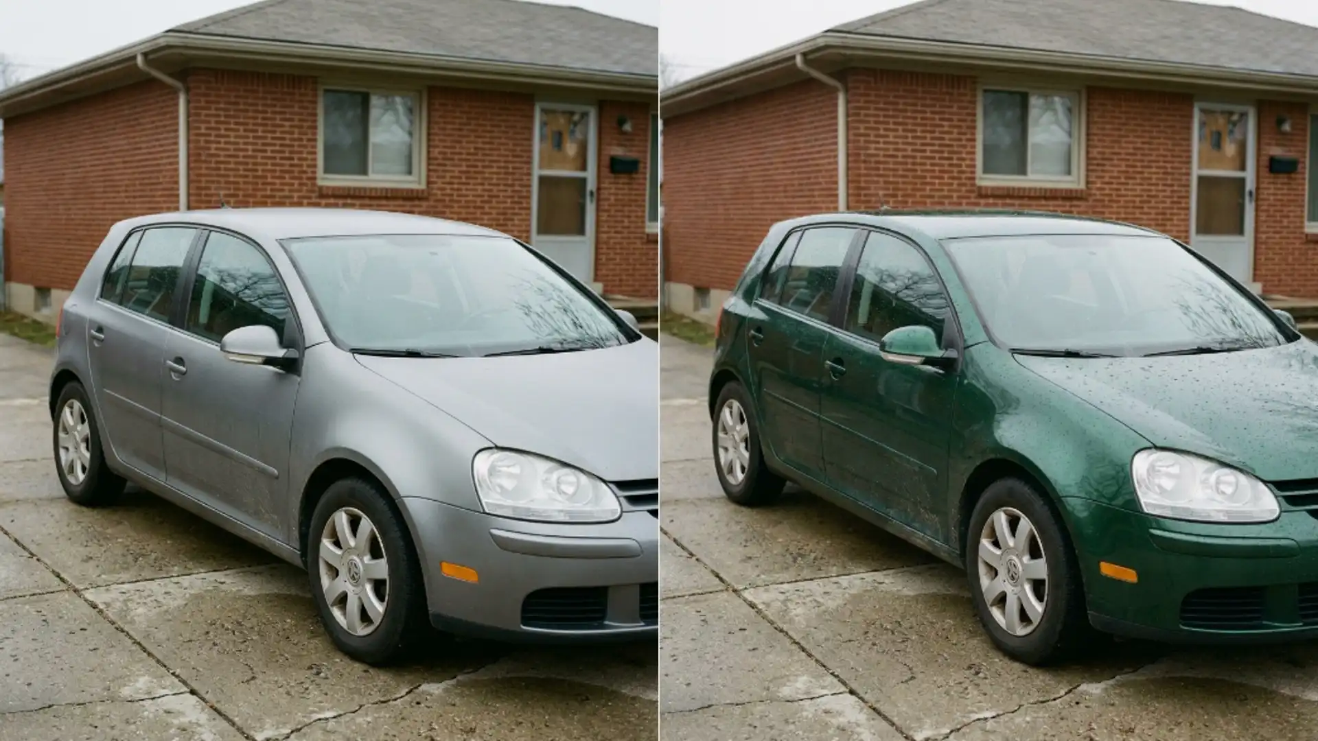 Change a car color with a prompt