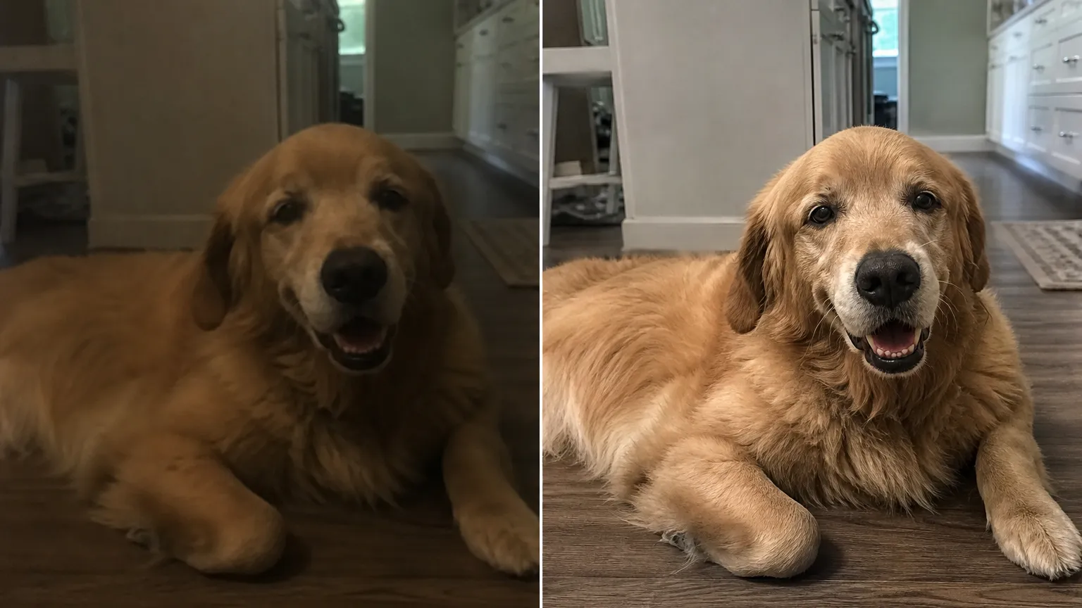 Clean up a soft phone photo in four steps