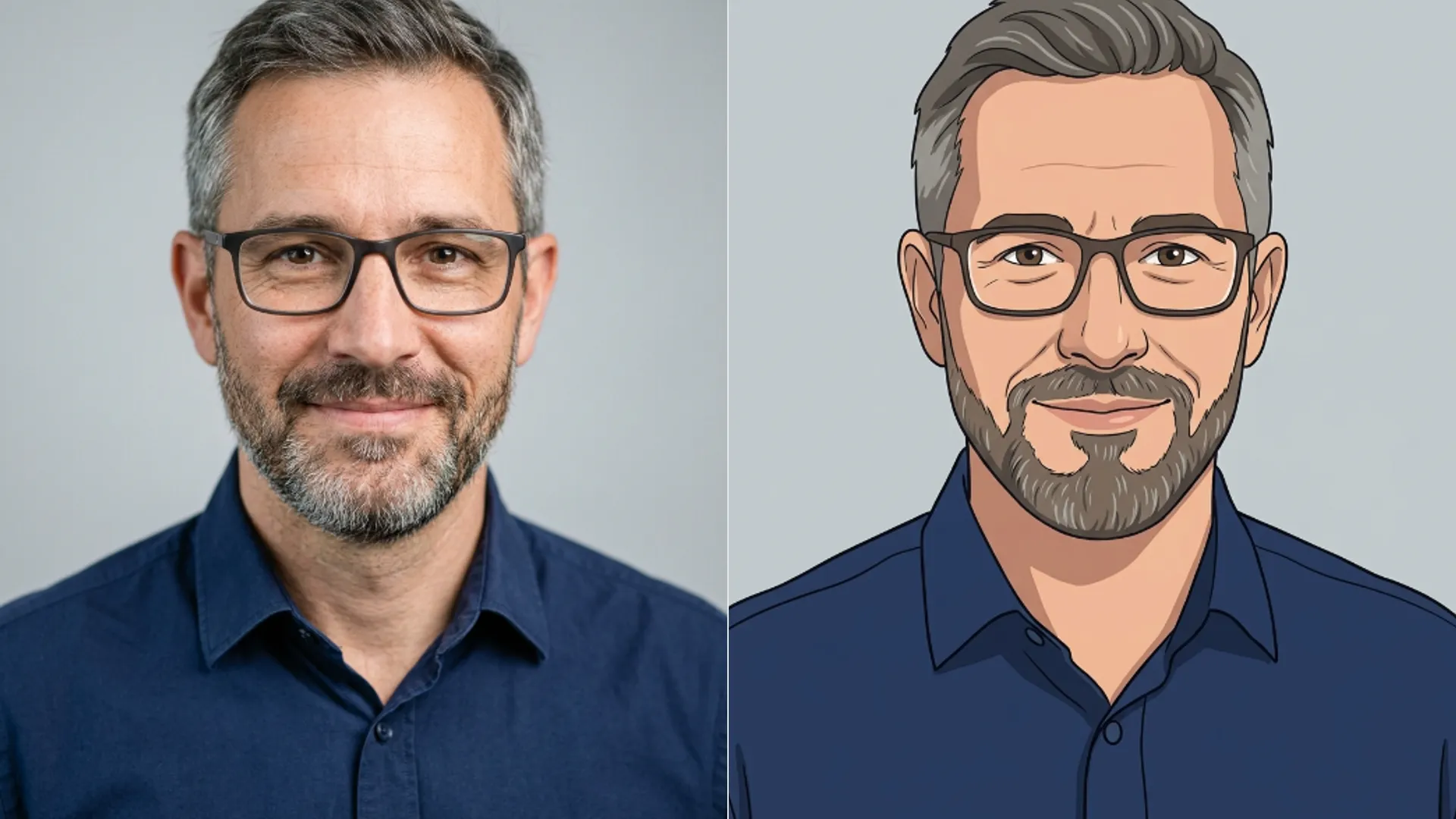 Make a team cartoon headshot