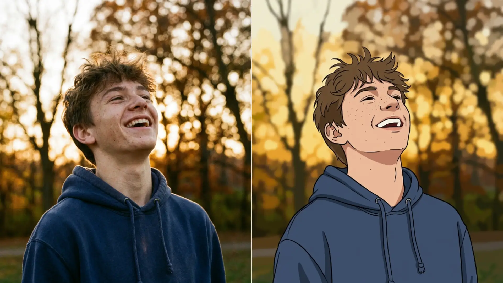 Photo to Anime vs Photo to Cartoon