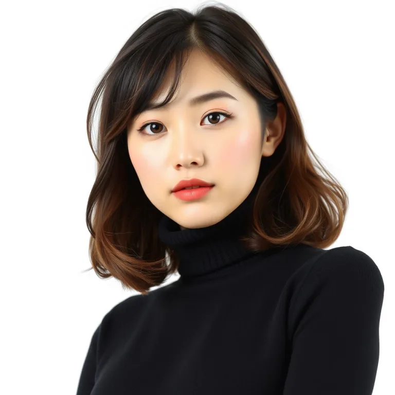 Black turtleneck