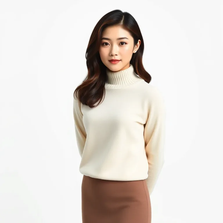Midi skirt look outfit example