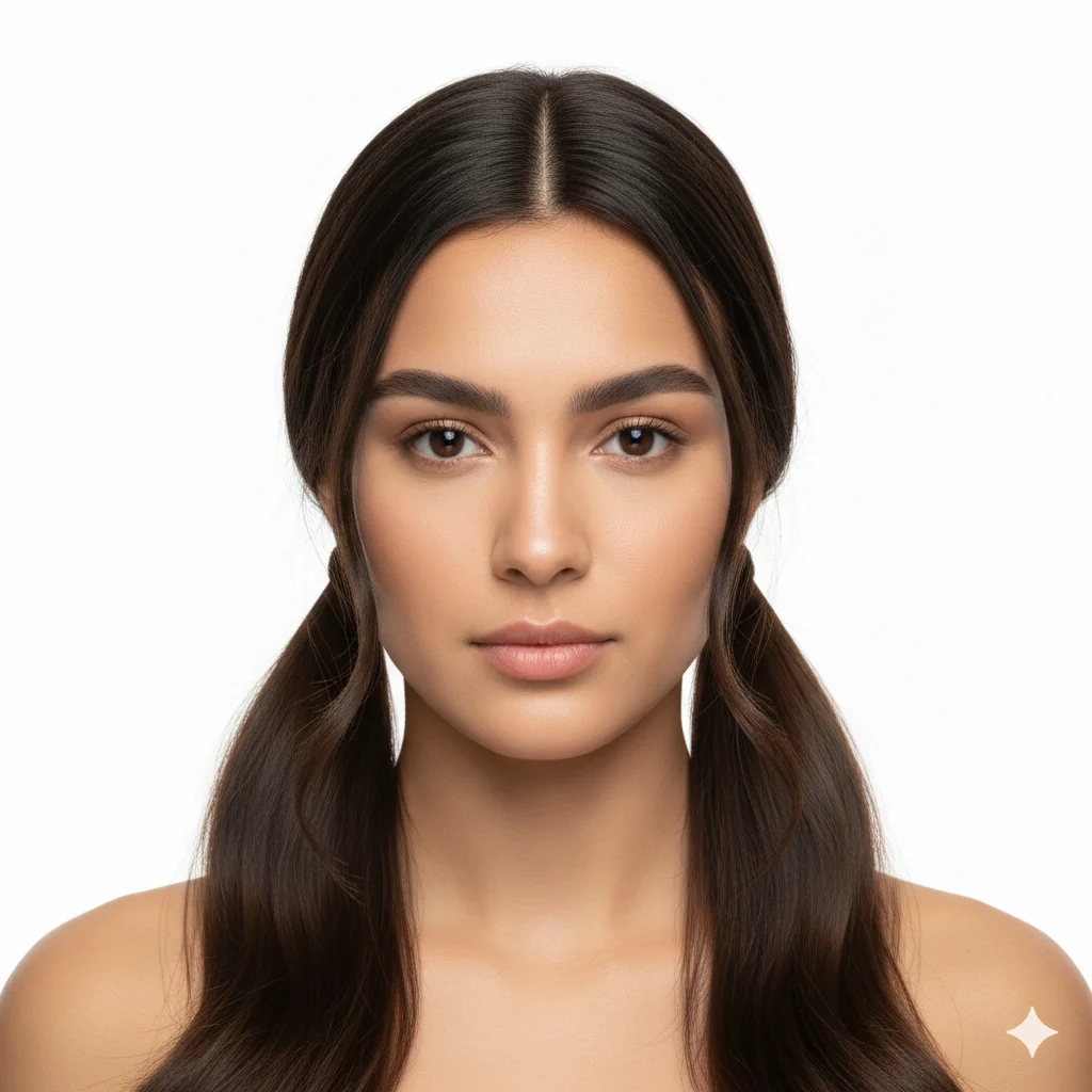 Feathered hairstyle