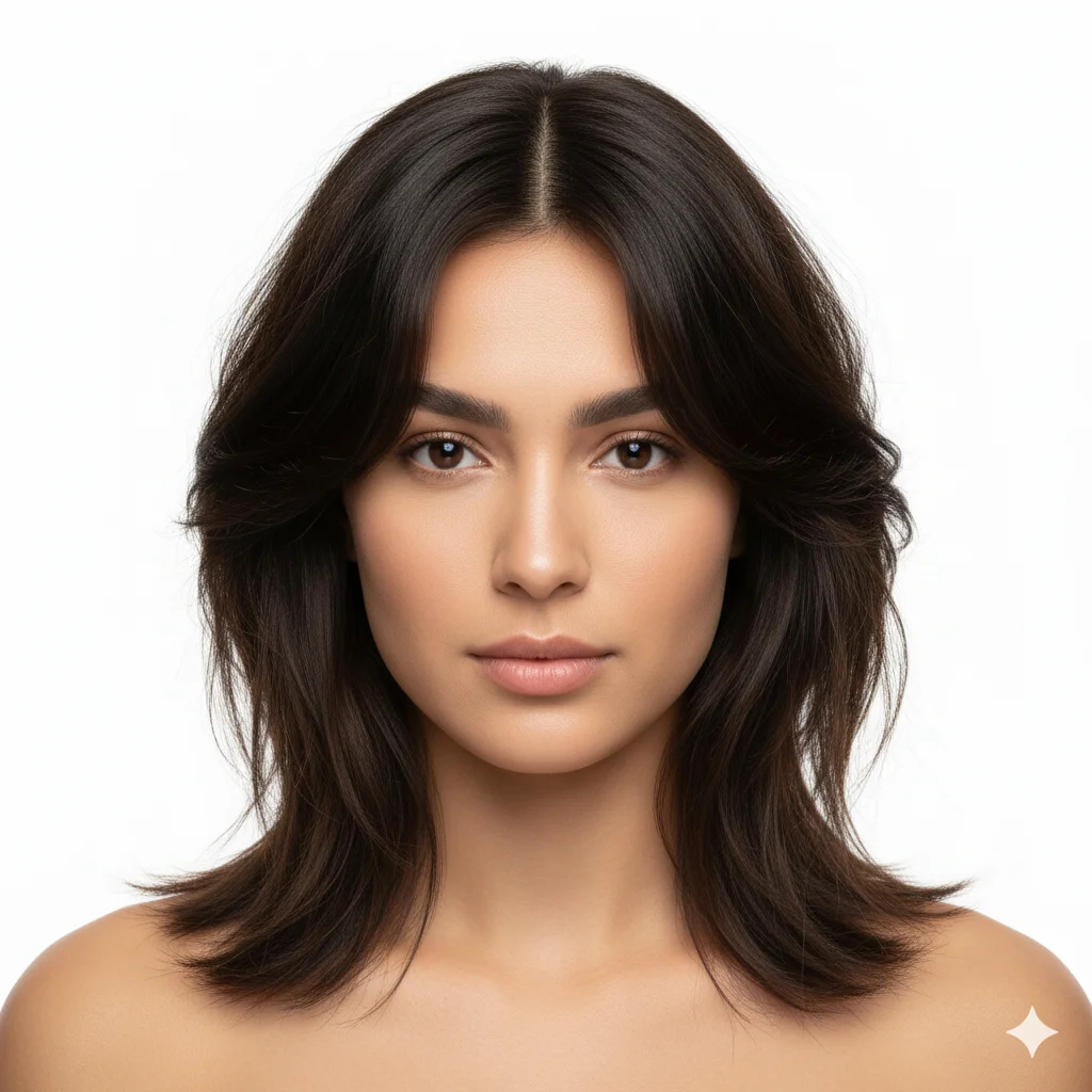 Layered Shag hairstyle