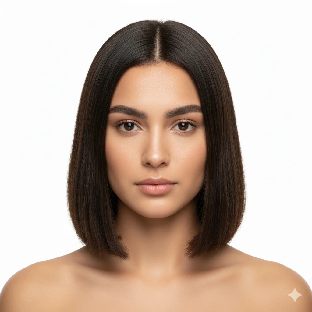 Lob hairstyle