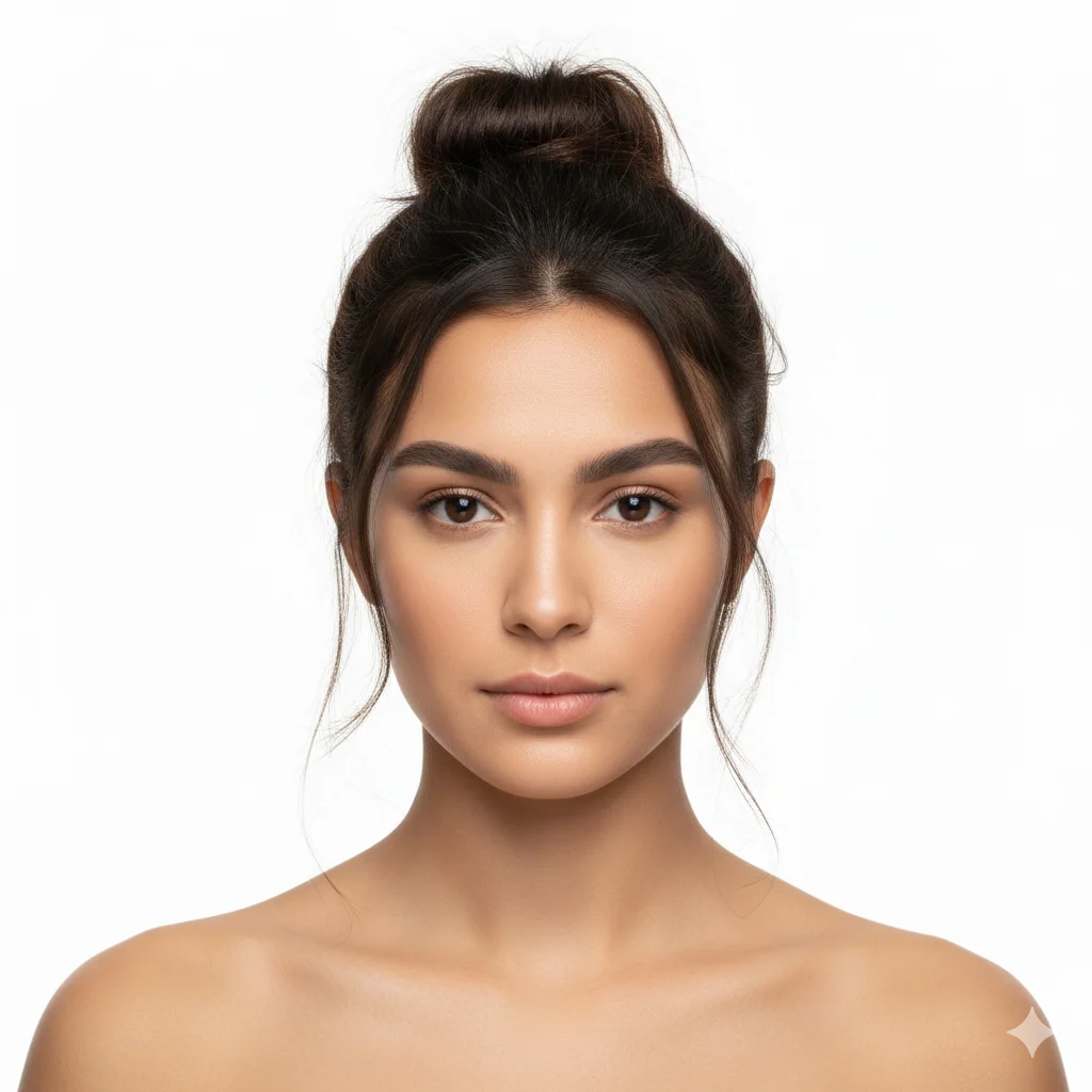 Messy Bun hairstyle example