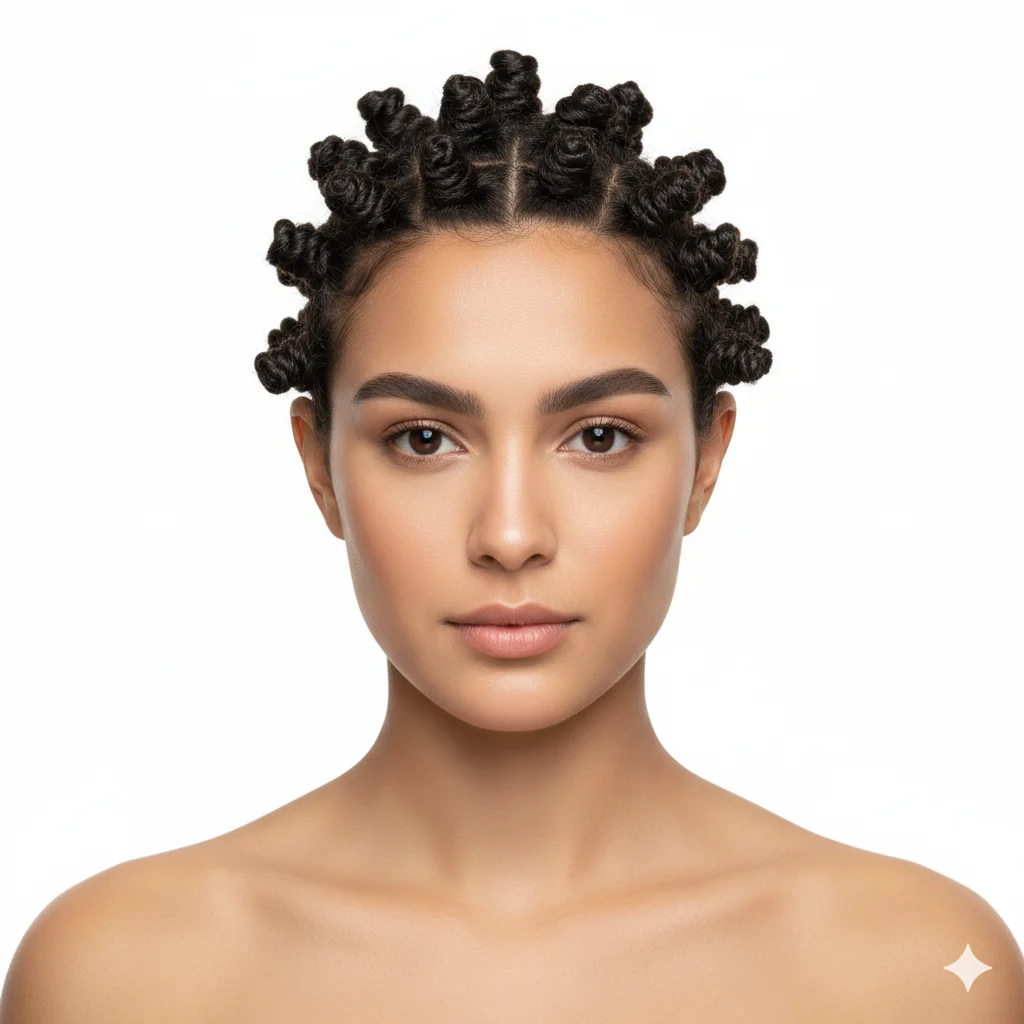 Rollerset hairstyle