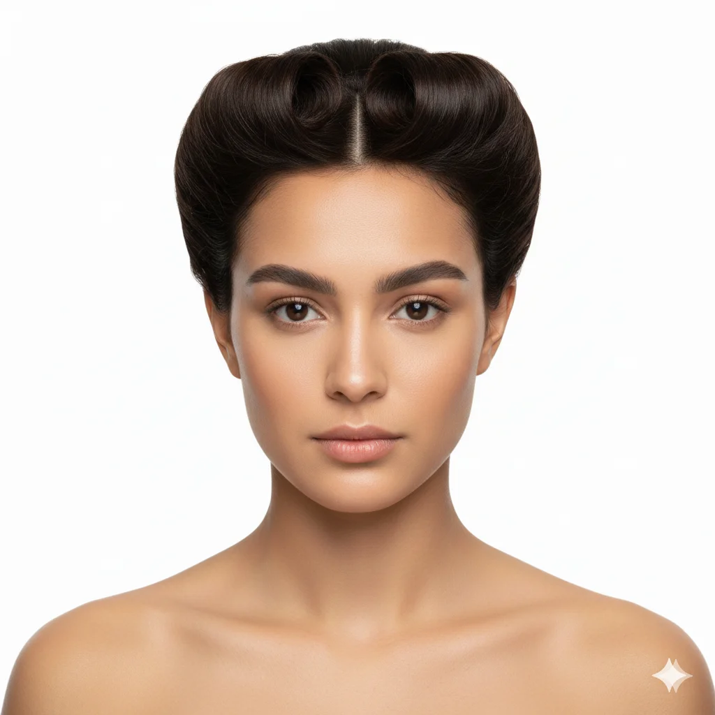 Victory Rolls hairstyle